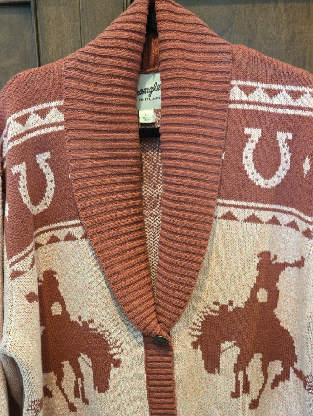 Wrangler Retro Women's Horse Cardigan - Picture 4 of 12
